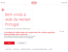 Tablet Screenshot of henkel.pt