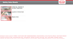 Desktop Screenshot of mymsds.henkel.com