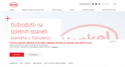 Desktop Screenshot of henkel.si