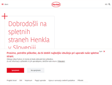 Tablet Screenshot of henkel.si