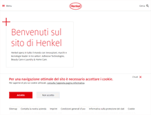Tablet Screenshot of henkel.it