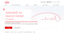 Desktop Screenshot of henkel.hr