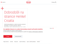 Tablet Screenshot of henkel.hr