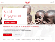 Tablet Screenshot of ir.henkel.com