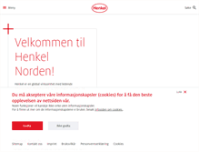 Tablet Screenshot of henkel.no
