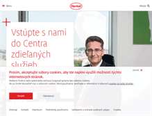 Tablet Screenshot of henkel.sk