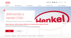 Desktop Screenshot of henkel.cl