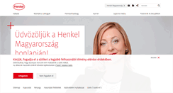 Desktop Screenshot of henkel.hu
