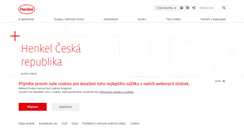 Desktop Screenshot of henkel.cz