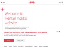 Tablet Screenshot of henkel.in